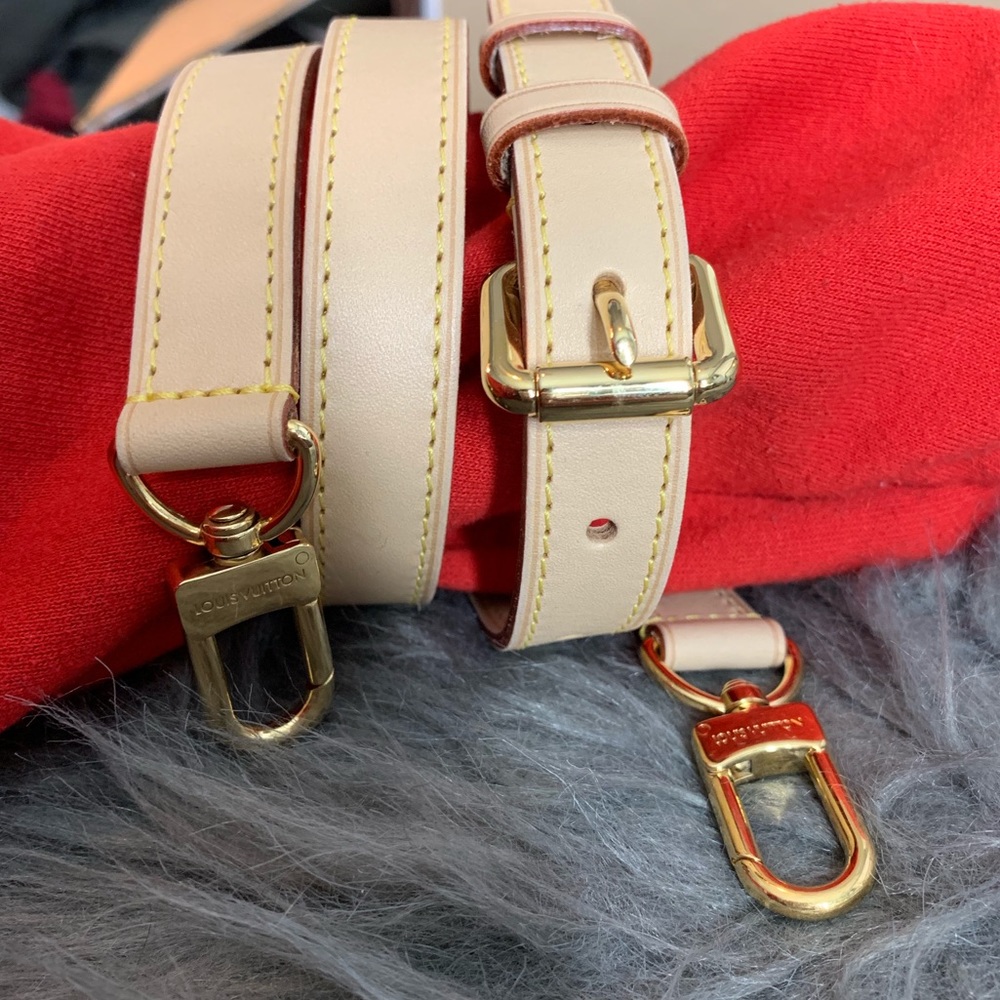 Louis Vuitton Leather Purse Strap